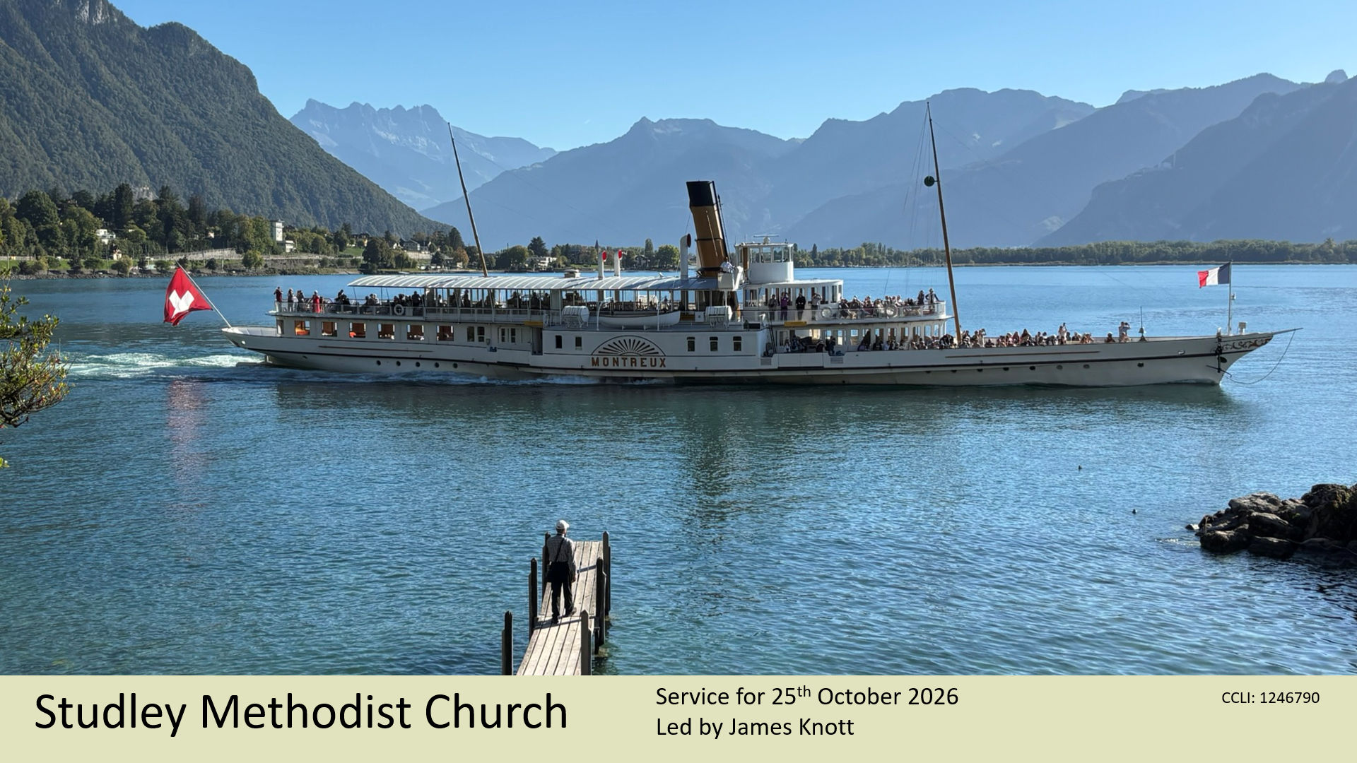 Service for 25th October 2026